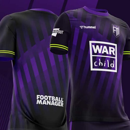 Image de l'article Un maillot de foot aux couleurs de Football Manager 2021