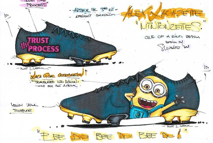crampons-alexandre-lacazette-minions-personnalise-1
