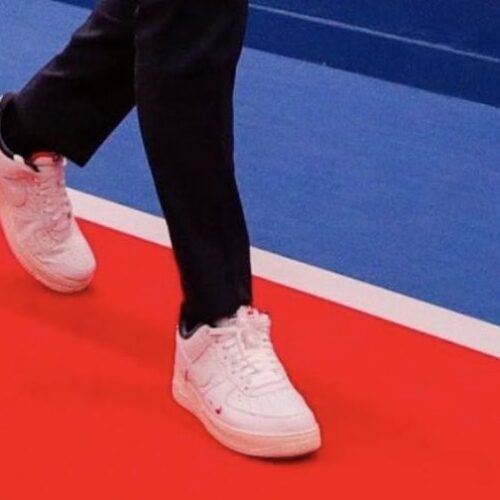 Image de l'article Kylian Mbappé porte la Nike Air Force 1 KITH Paris en avant-première