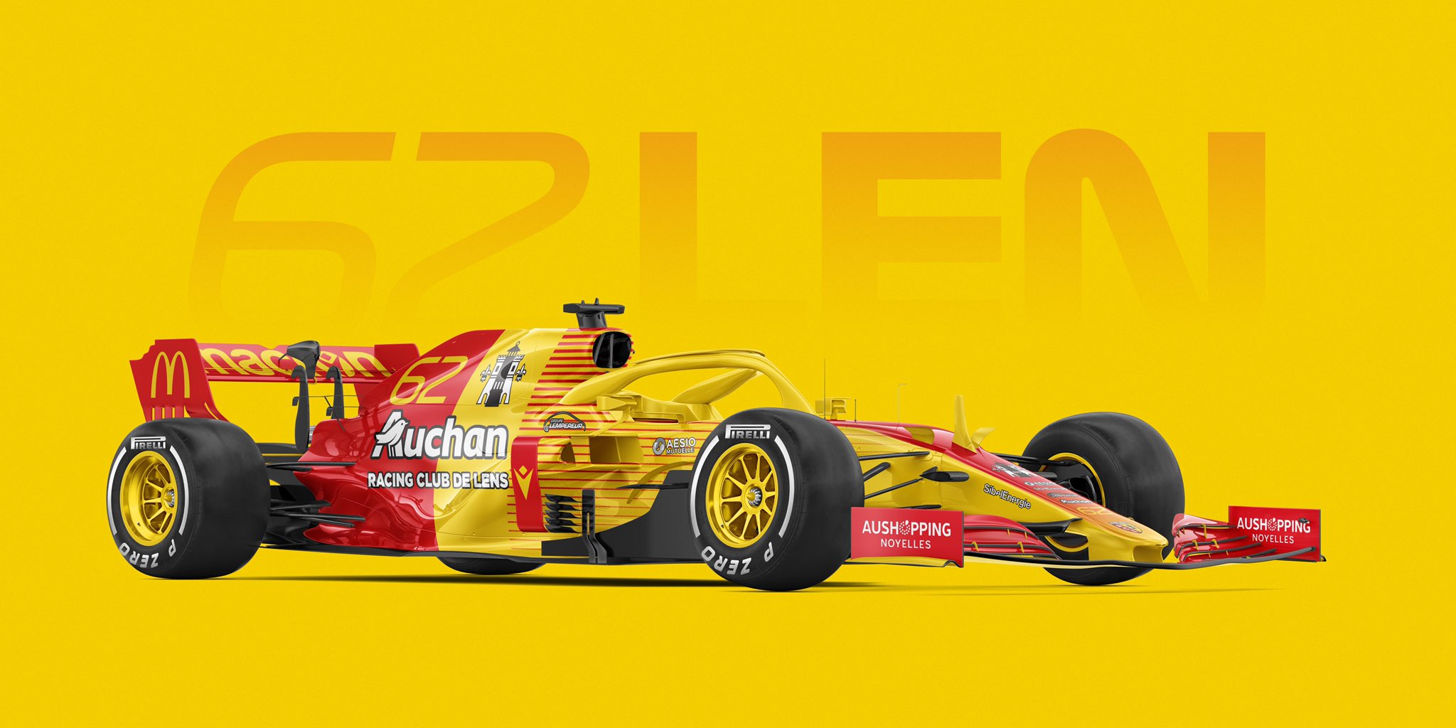 Des formule 1 aux couleurs des clubs de Ligue 1