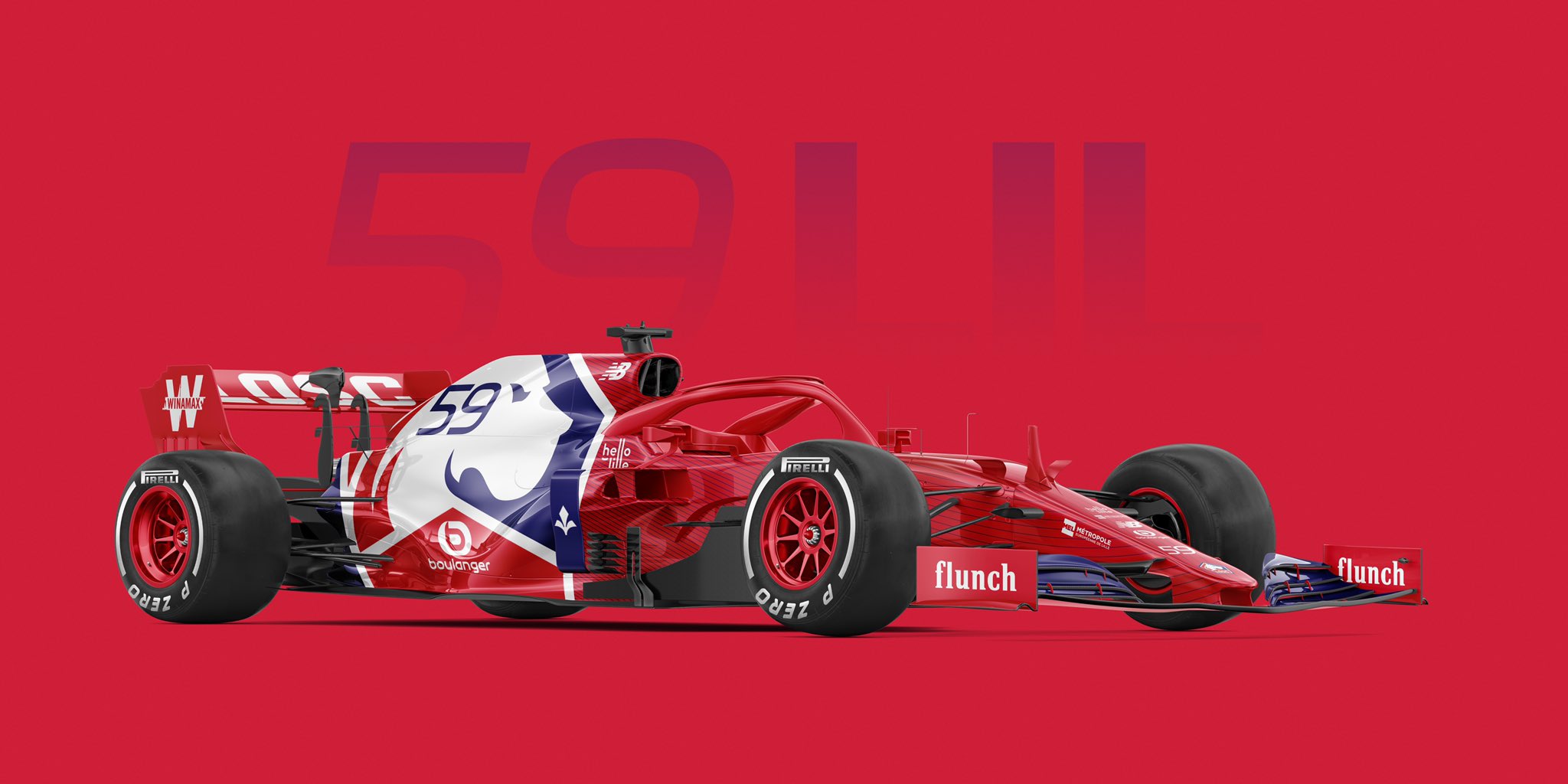 Des formule 1 aux couleurs des clubs de Ligue 1