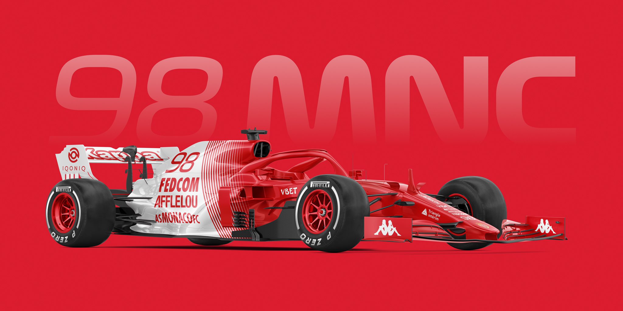 Des formule 1 aux couleurs des clubs de Ligue 1