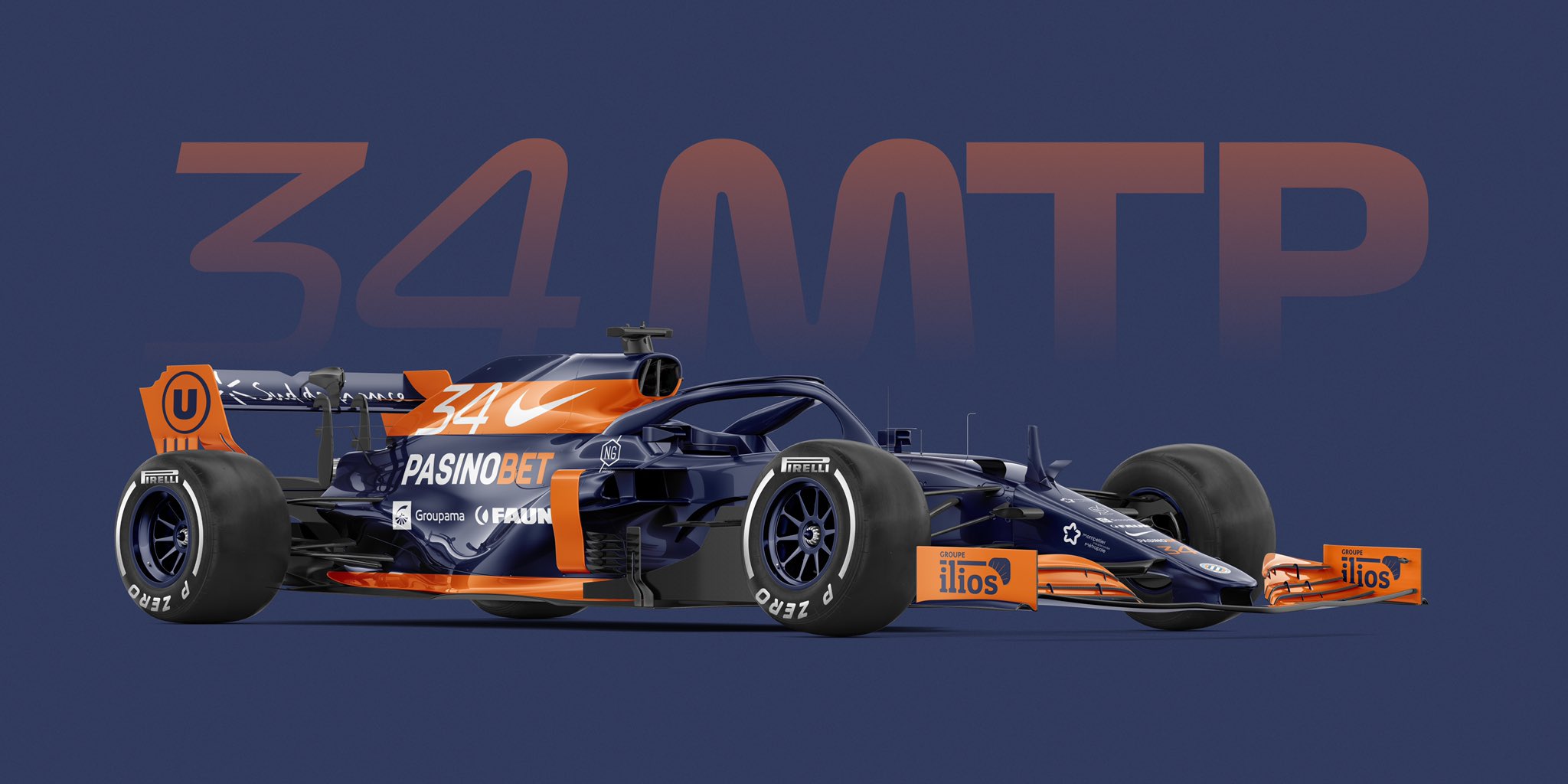 Des formule 1 aux couleurs des clubs de Ligue 1