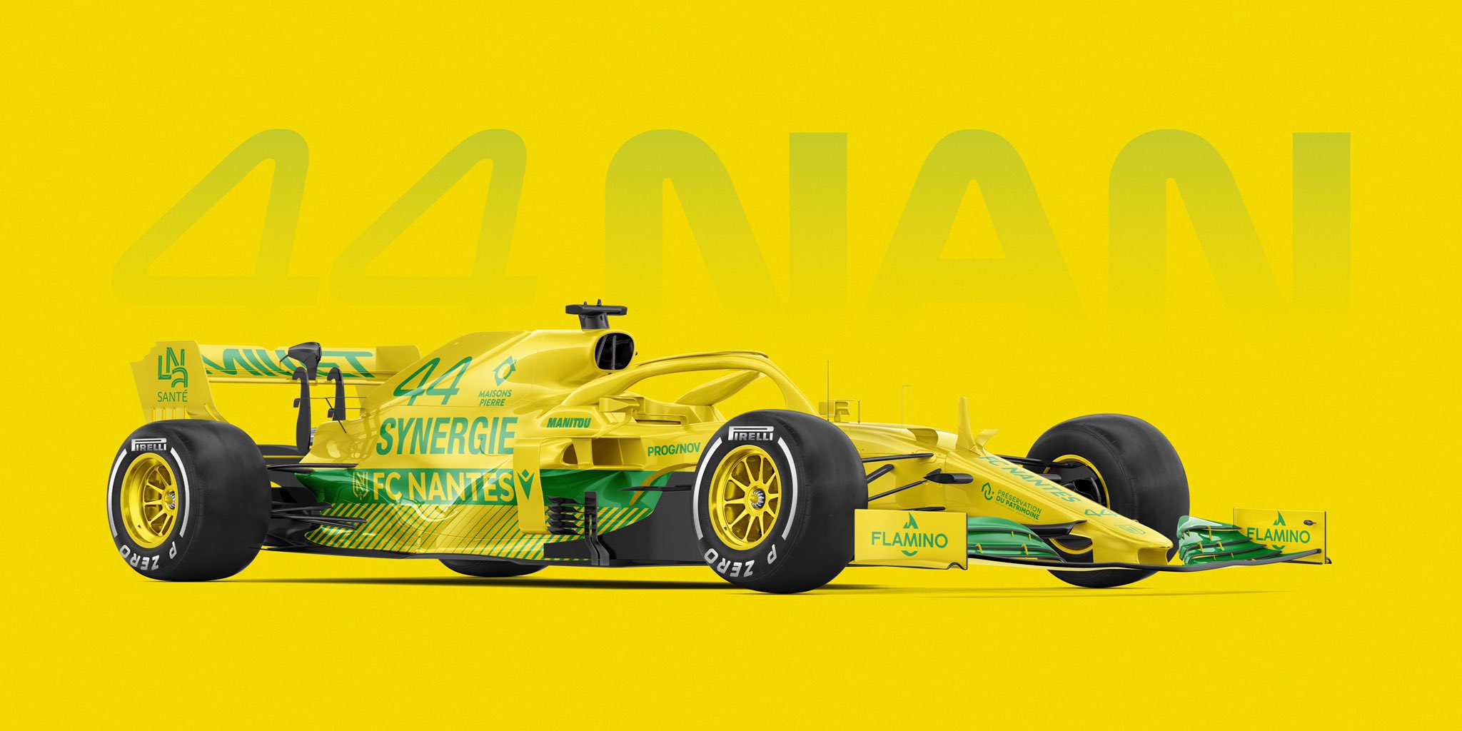 Des formule 1 aux couleurs des clubs de Ligue 1