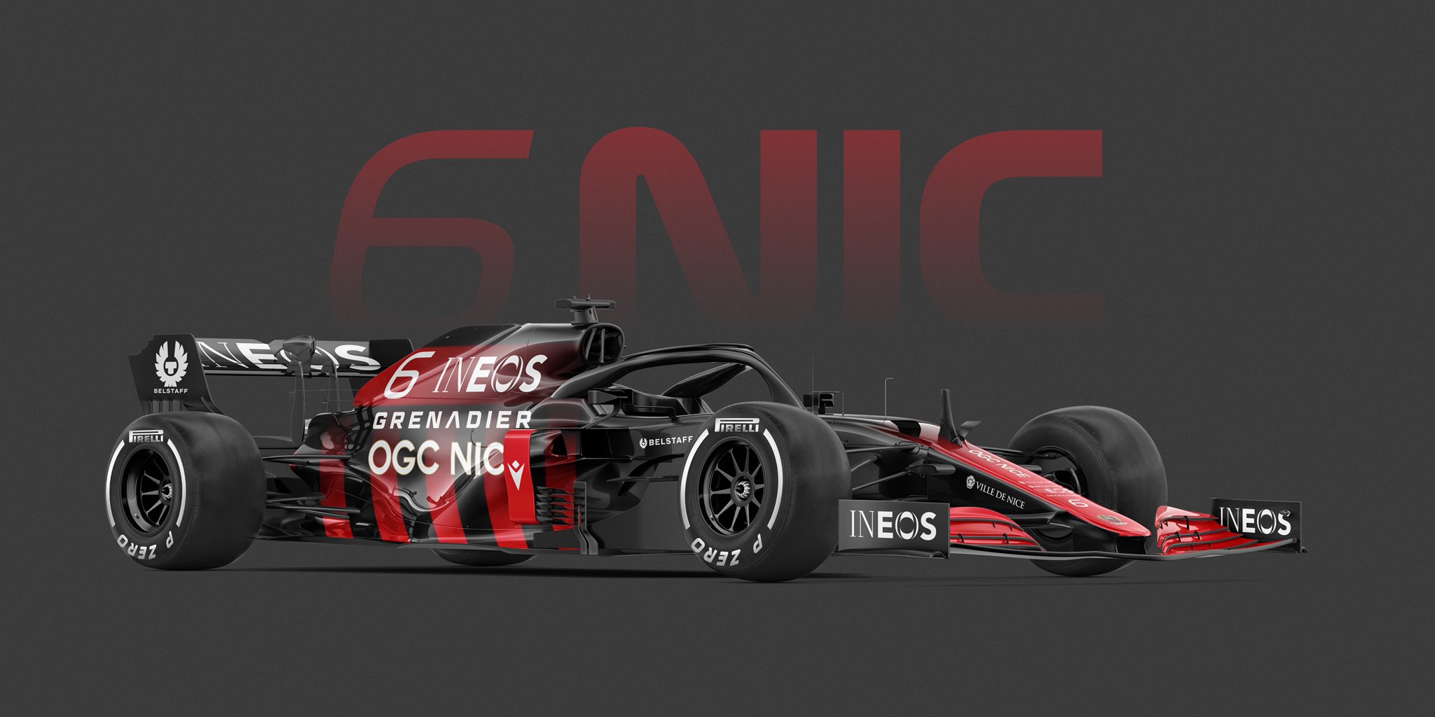 Des formule 1 aux couleurs des clubs de Ligue 1