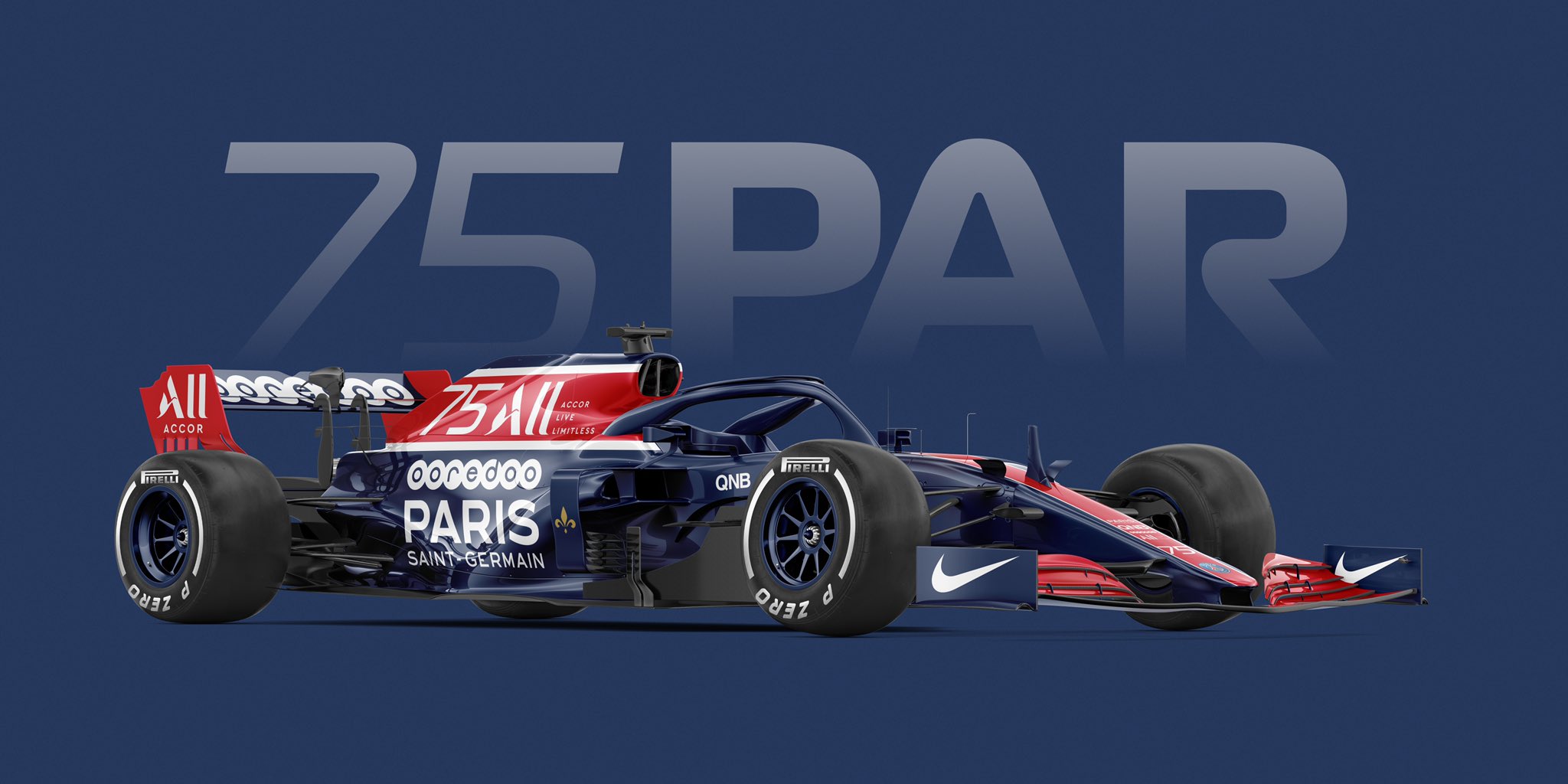 Des formule 1 aux couleurs des clubs de Ligue 1