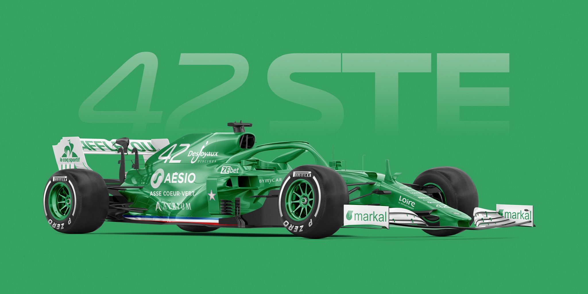 Des formule 1 aux couleurs des clubs de Ligue 1