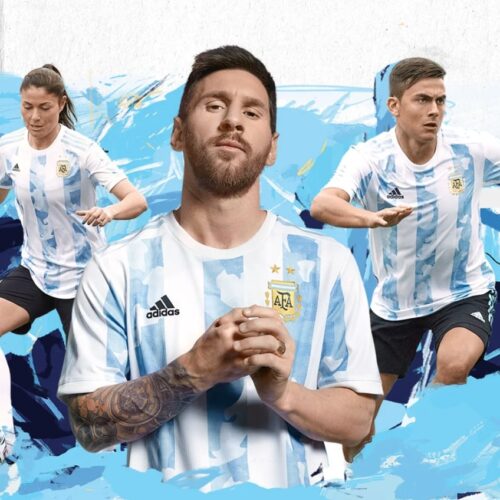 Image de l'article Le nouveau maillot 2021 de l'Argentine, dévoilé par adidas