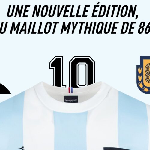 Image de l'article Le Coq Sportif honore Maradona avec une collection unique