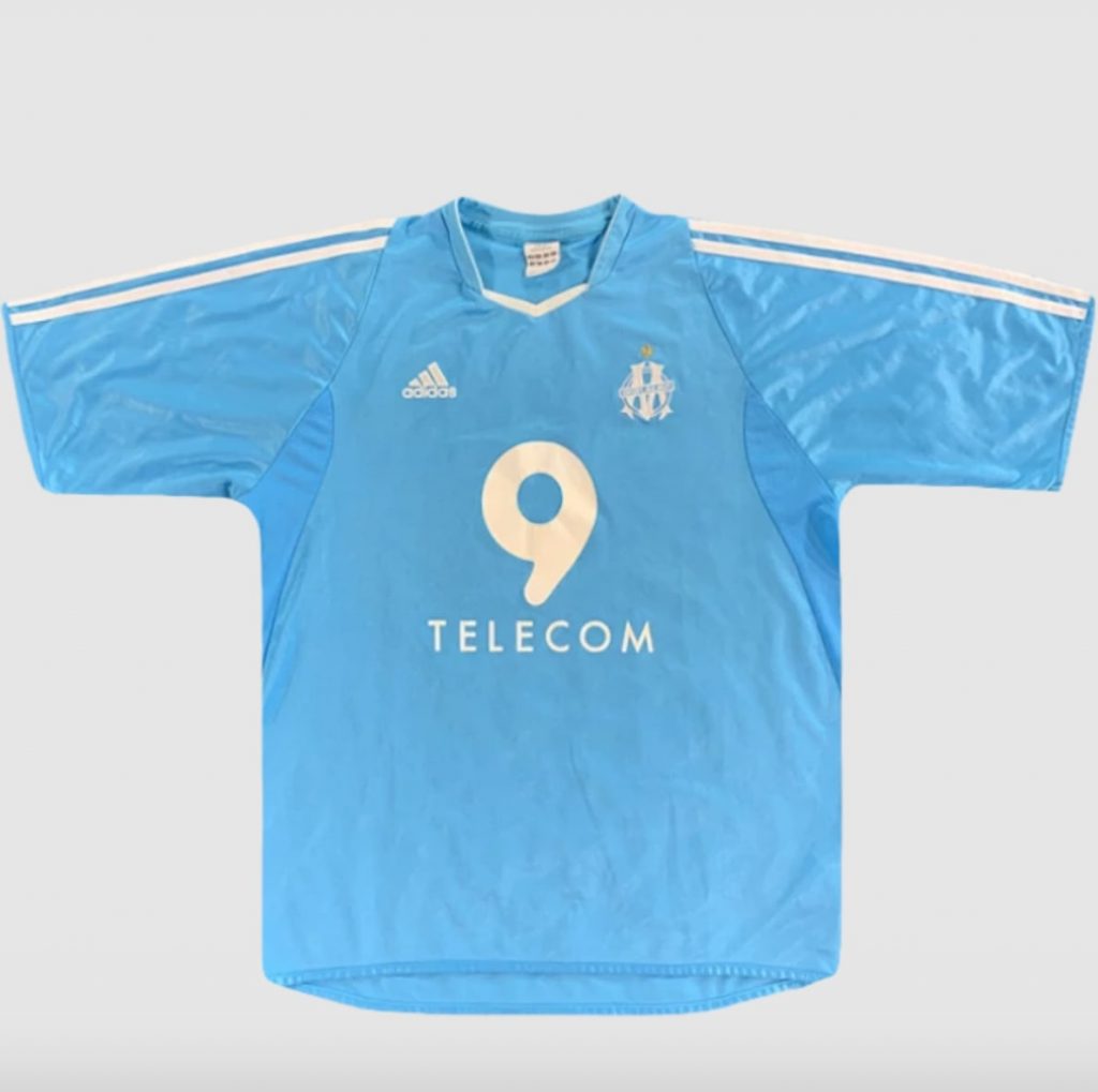 Maillot third 2003-04 de l'OM - Histoire d'un maillot mythique