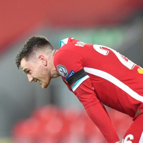 Image de l'article Un problème de flocage sur le maillot d'Andy Robertson