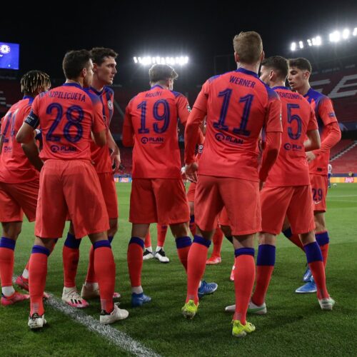Image de l'article Les maillots portés par les joueurs de Chelsea contre Porto, mis aux enchères