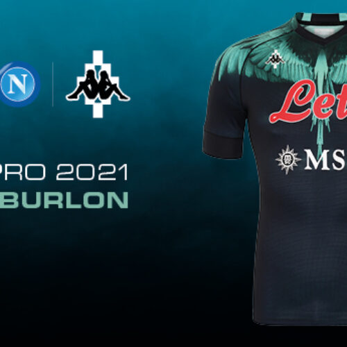 Image de l'article Contre l'Inter, le Napoli portera un maillot imaginé par un créateur de mode !