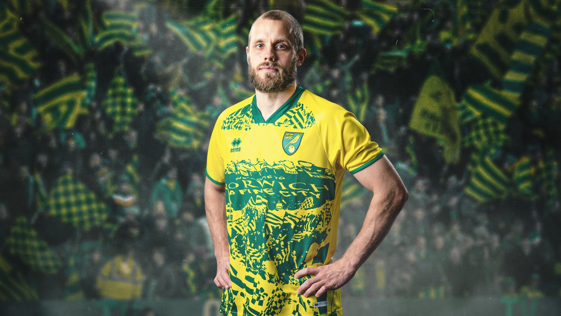 Maillot Norwich City supporter