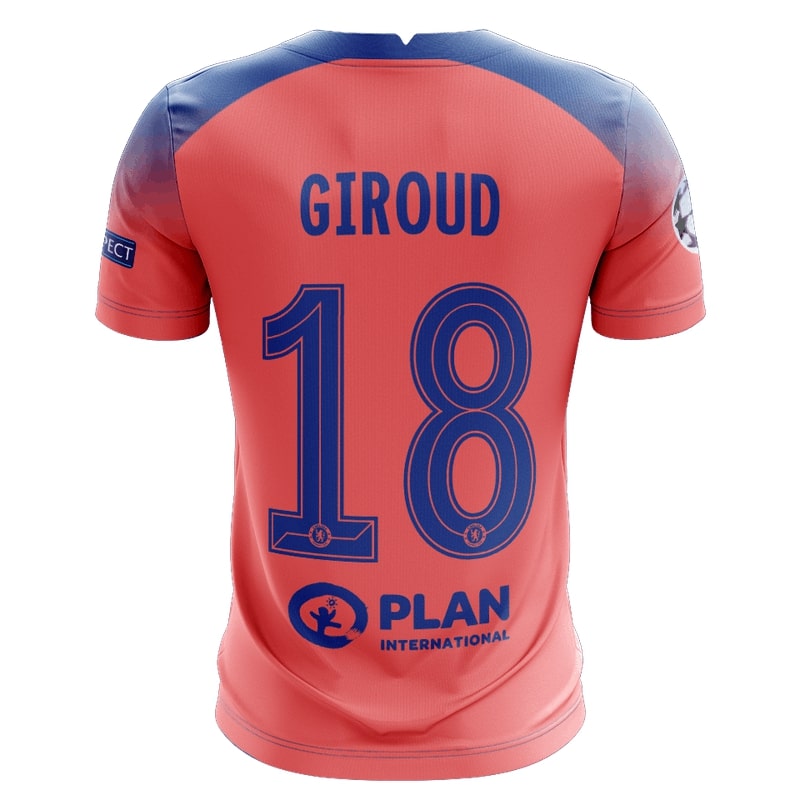Olivier Giroud Chelsea France Football Encadré 10x8 Signé
