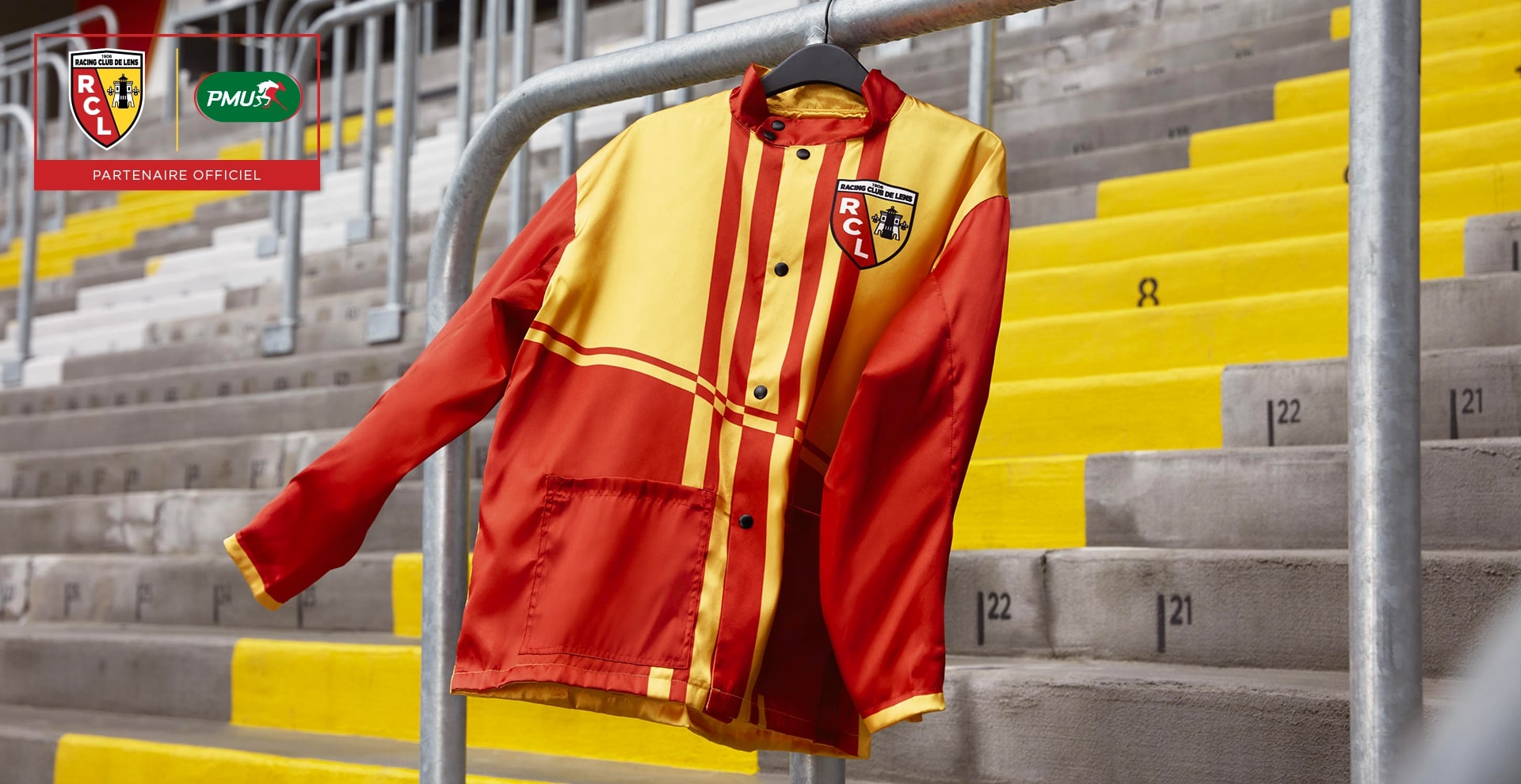 Maillot casaque RC Lens PMU
