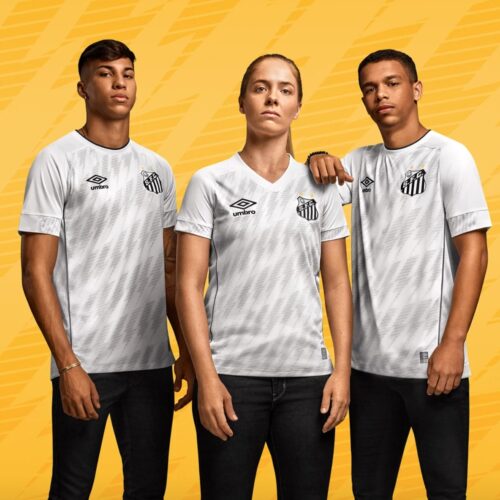 Image de l'article Le club de Santos dévoile ses maillots 2021-2022 avec Umbro
