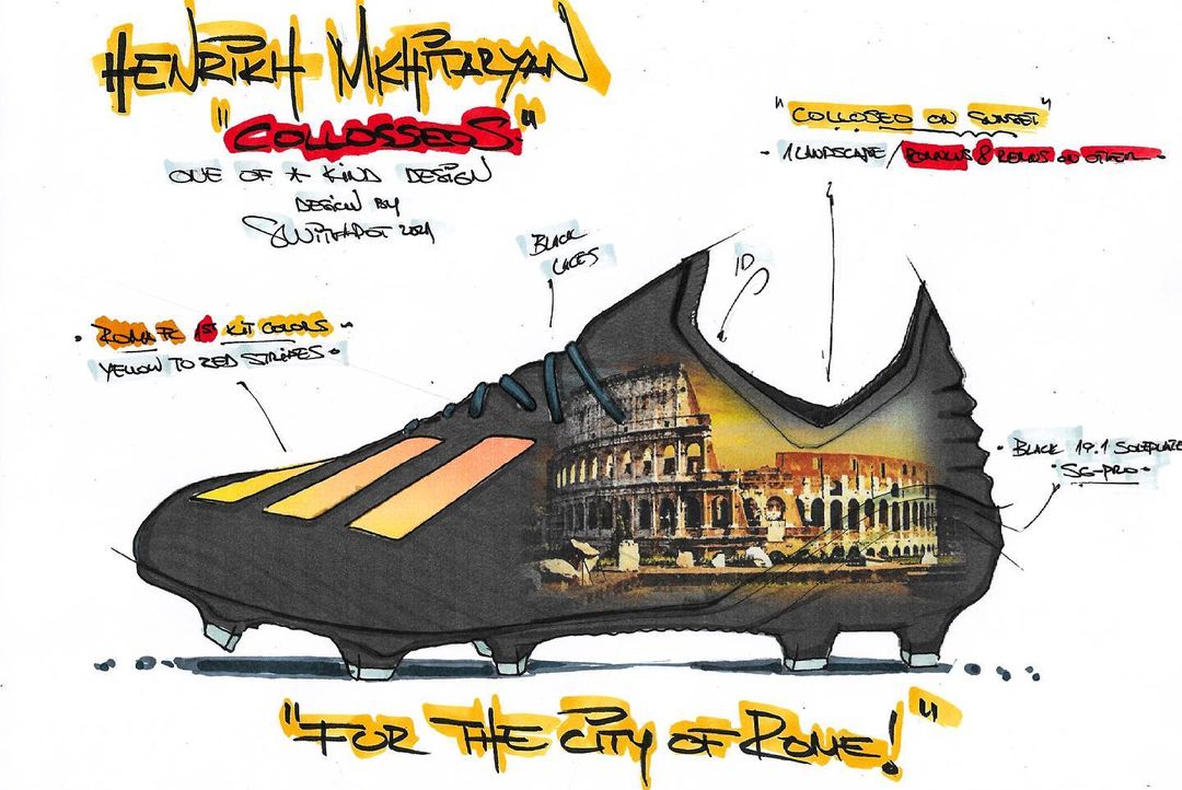 Crampons personnalisés Henrikh Mkhitaryan