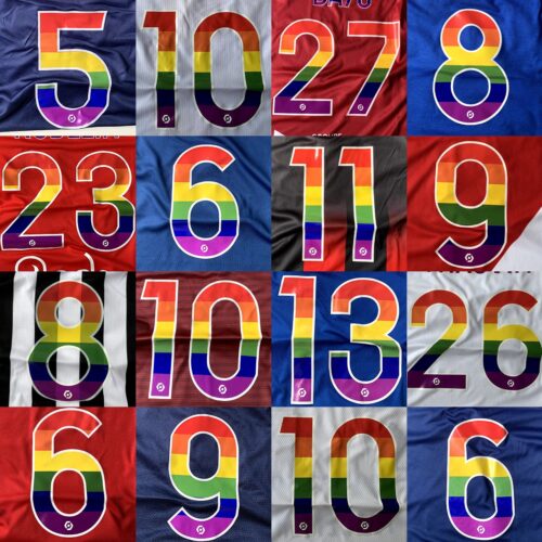Image de l'article Des flocages arc-en-ciel sur les maillots de Ligue 1 et Ligue 2 ce week-end !