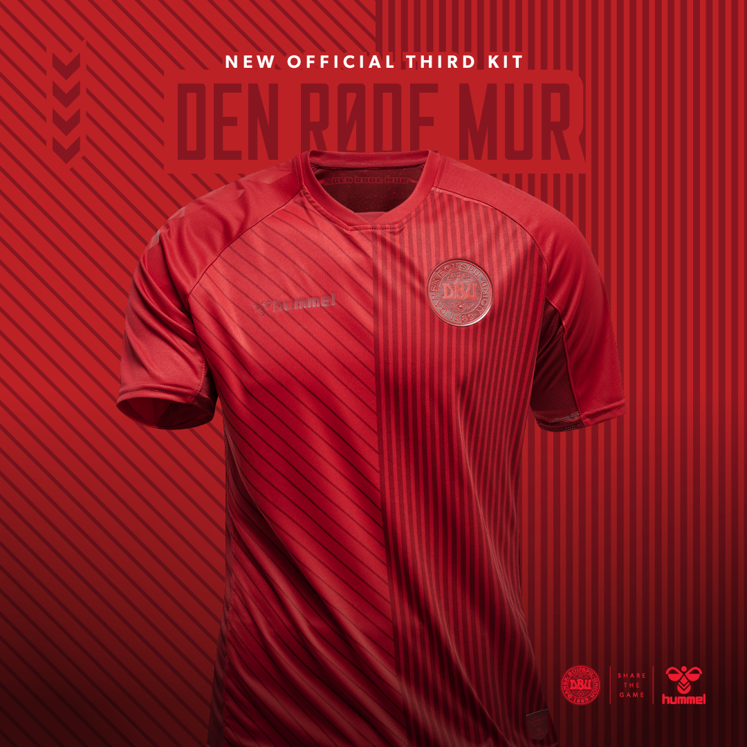 Maillot Danemark third 2021 hummel