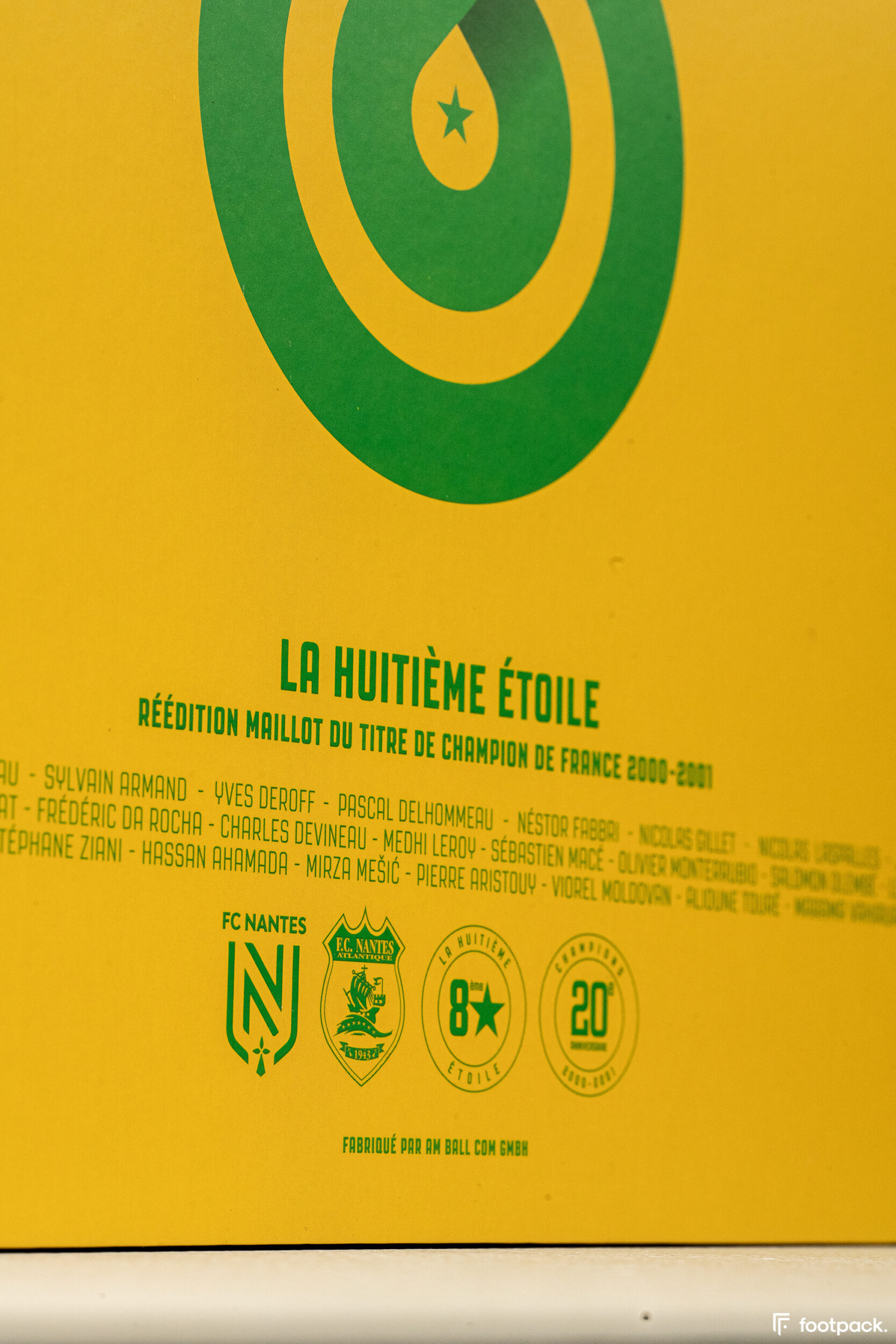 Maillot FC Nantes 2000-2001 réédition