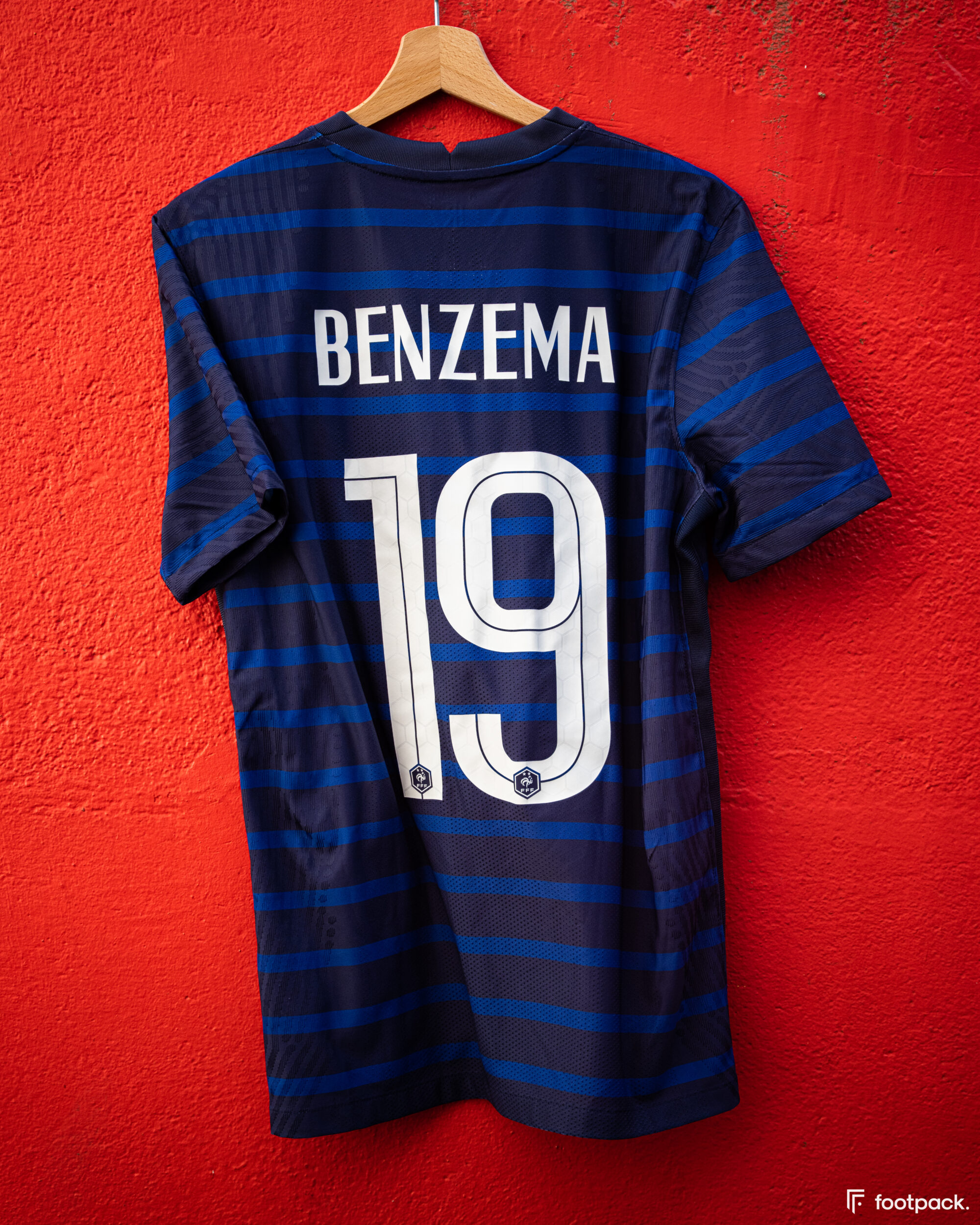 Maillot équipe de France Karim Benzema numéro 19
