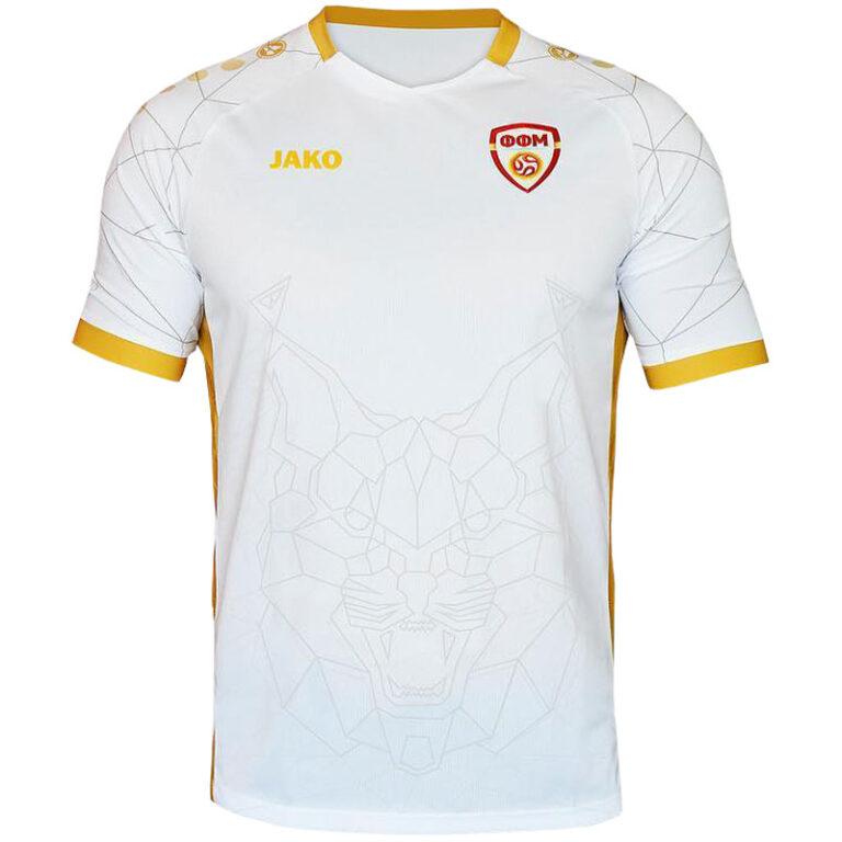 Les maillots de la Macédoine du Nord pour l'Euro 2020 dévoilés par Jako