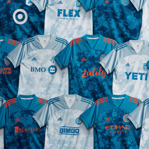 Image de l'article En MLS, tous les clubs vont jouer avec un maillot Primeblue en matière recyclée