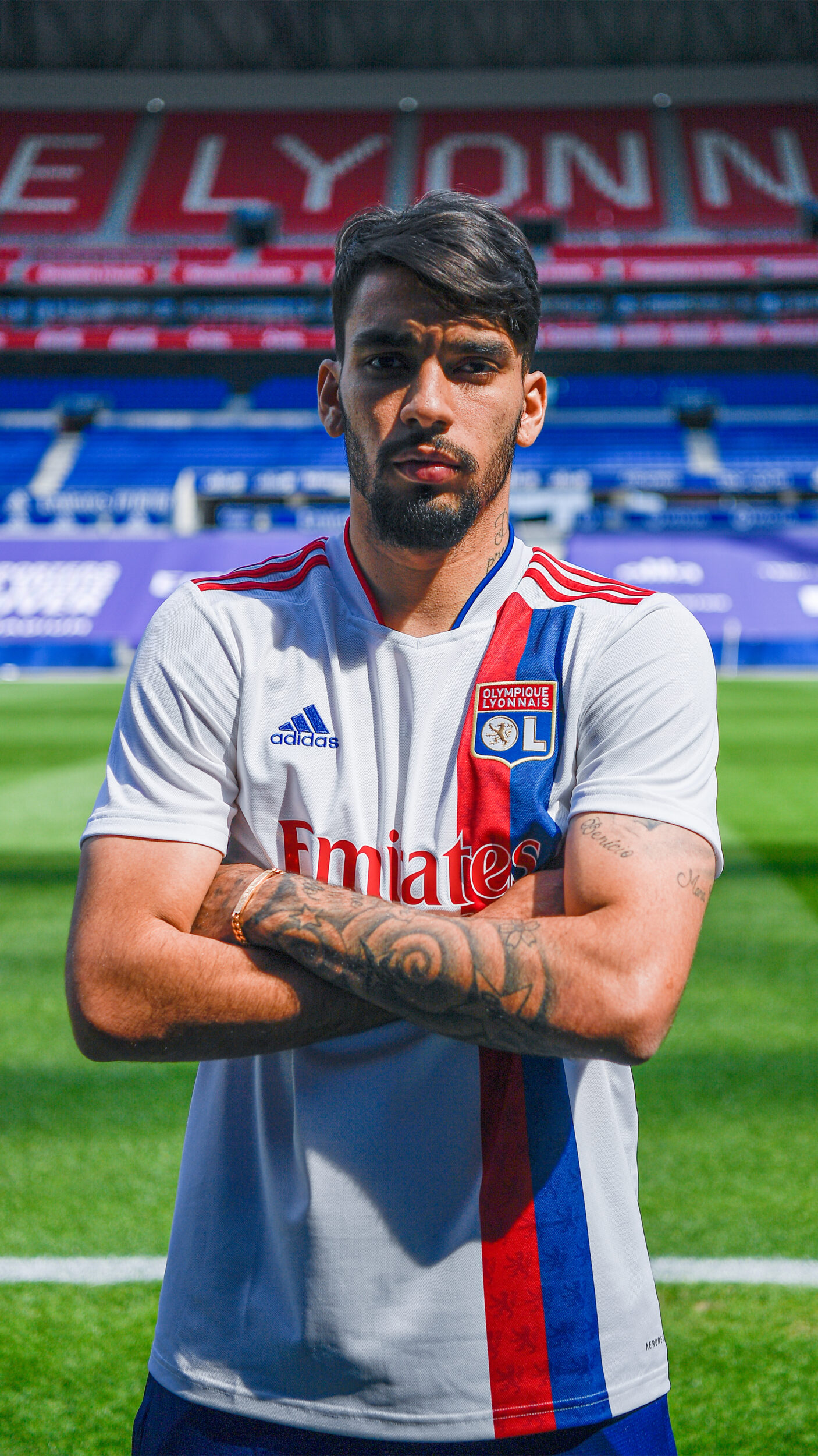 Flocage Officiel - Olympique Lyonnais, Dubois, 2021/2022, Away, Bleu/B – Footpress
