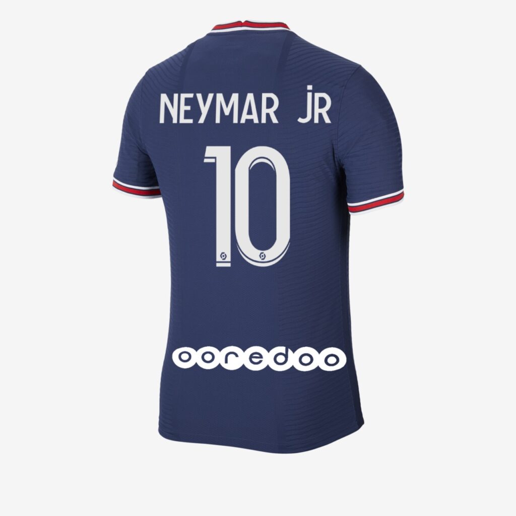 Flocage officiel PSG Europe third 2021/22 N°10 Neymar.JR