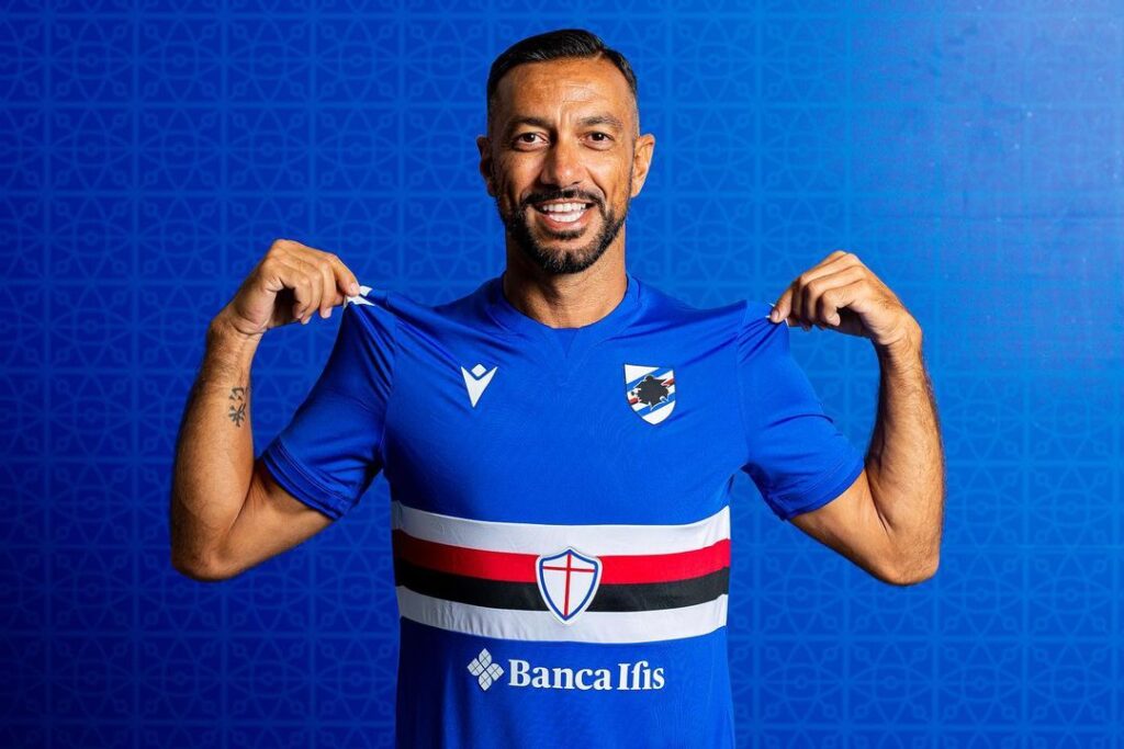 Maillot D'entraînement Sampdoria Macron – Saison 2020-2021, Taille Petit, Football