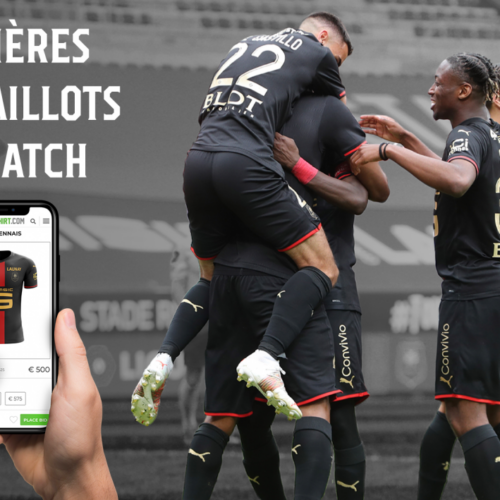 Image de l'article Les maillots de Rennes-PSG mis aux enchères !