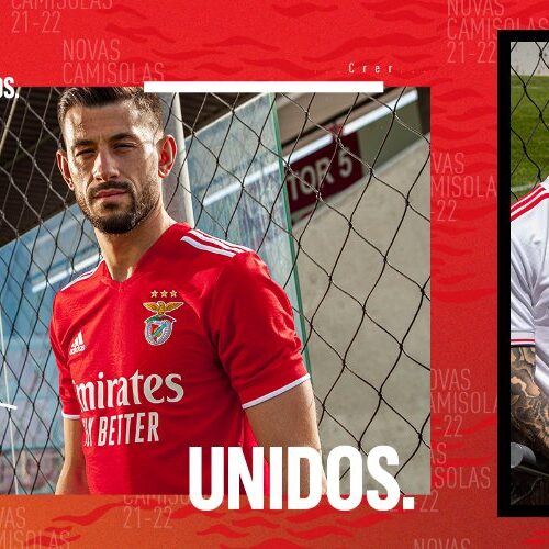 Image de l'article Les maillots du Benfica Lisbonne 2021-2022 révélés par adidas
