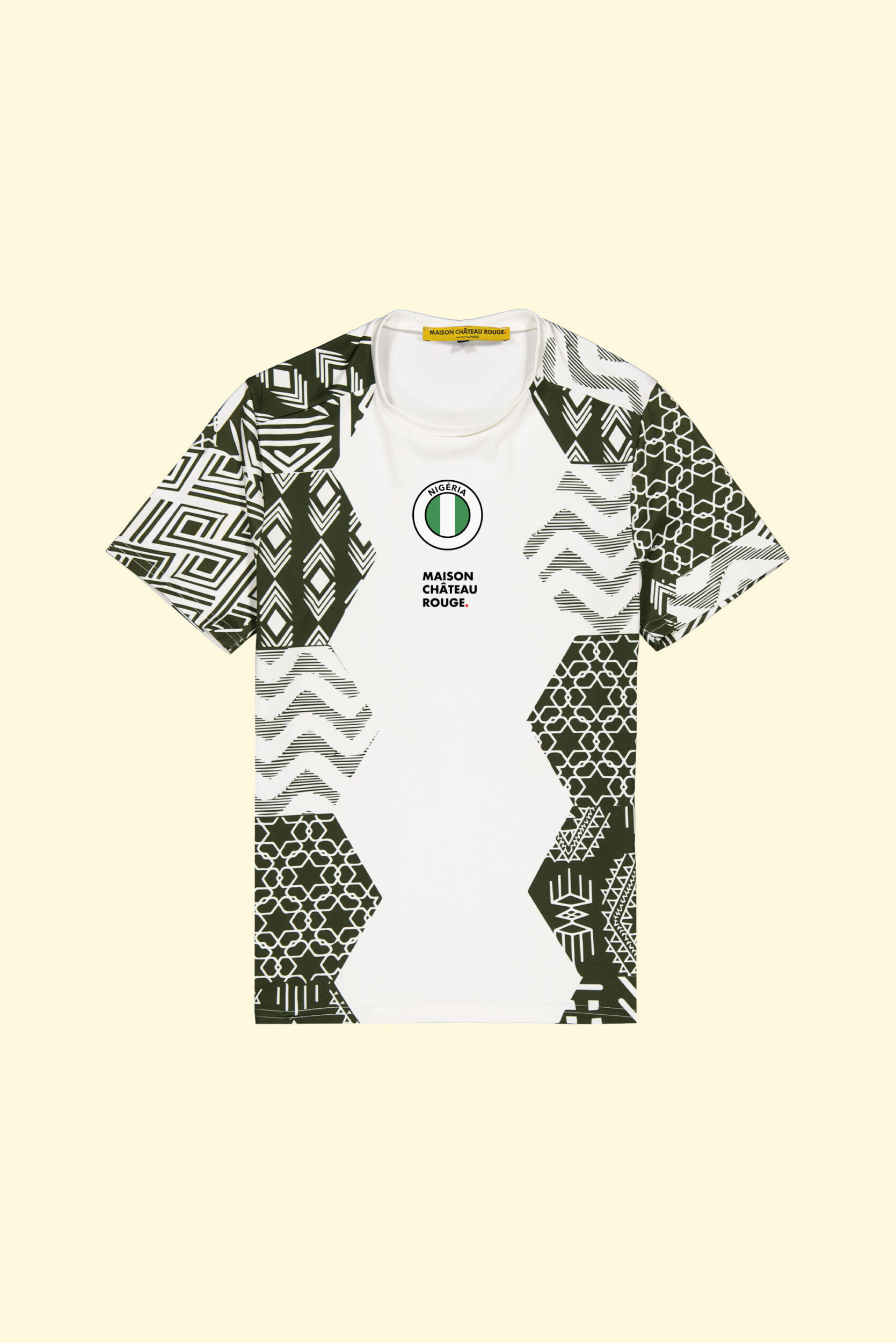 Maillot Nigéria Maison Château Rouge CAN 18ème