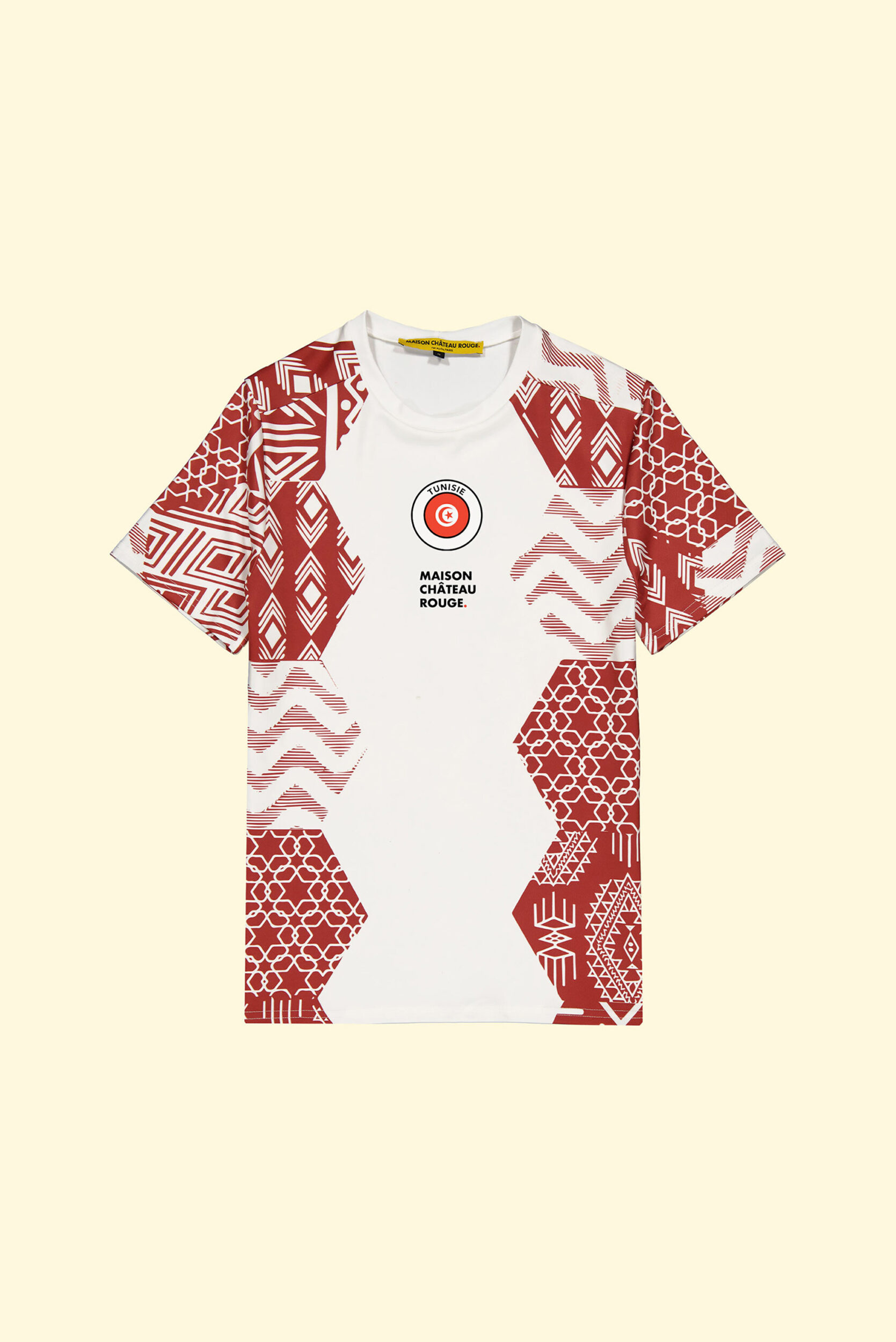 Maillot Tunisie Maison Château Rouge CAN 18ème