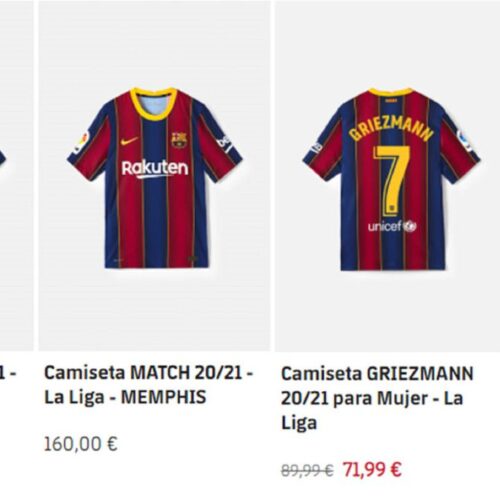 Image de l'article Le maillot de Memphis Depay déjà disponible sur la boutique du FC Barcelone !