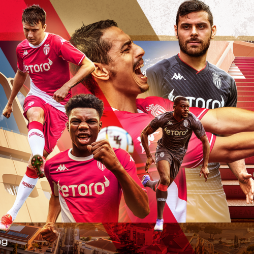 Image de l'article Les maillots de Monaco 2021-2022 officialisés par Kappa