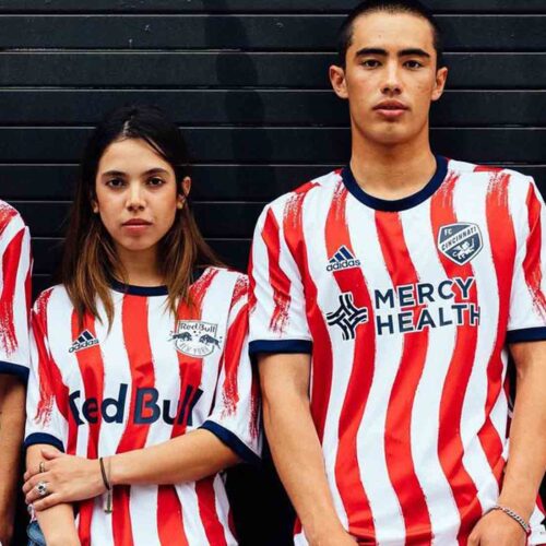 Image de l'article Des maillots pré-match inspirés du drapeau américain en MLS !