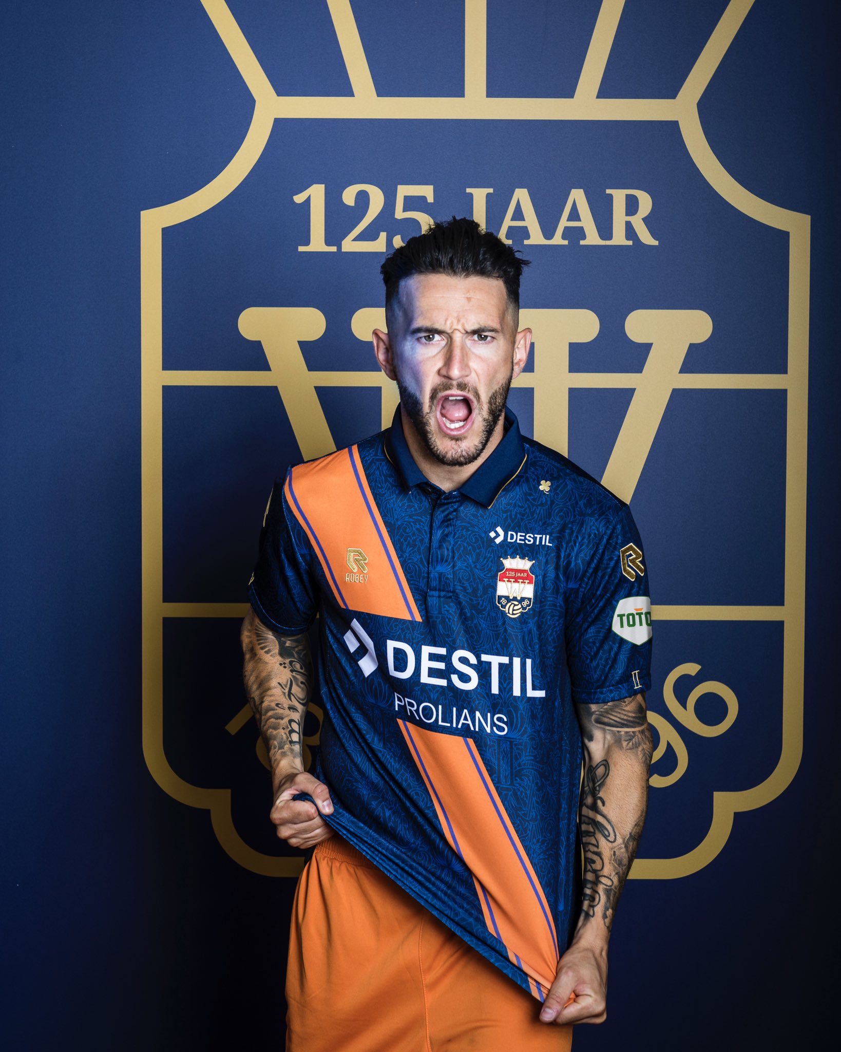 Maillot Willem II 125ème anniversaire 2021-2022