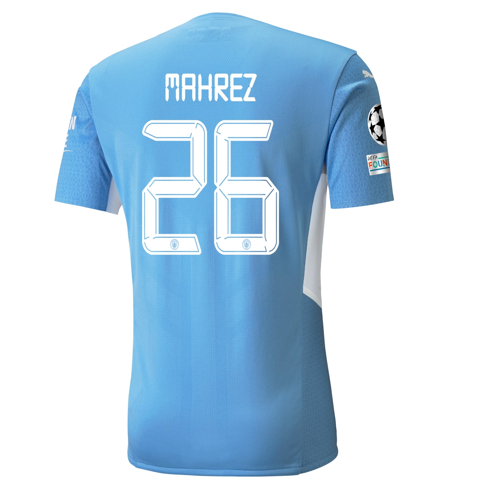Flocage Manchester City Riyad Mahrez