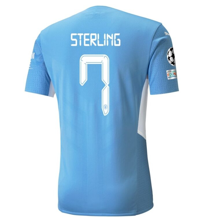 Manchester City Home Kit 2022/23 Manchester City aura un flocage inédit en Champions League