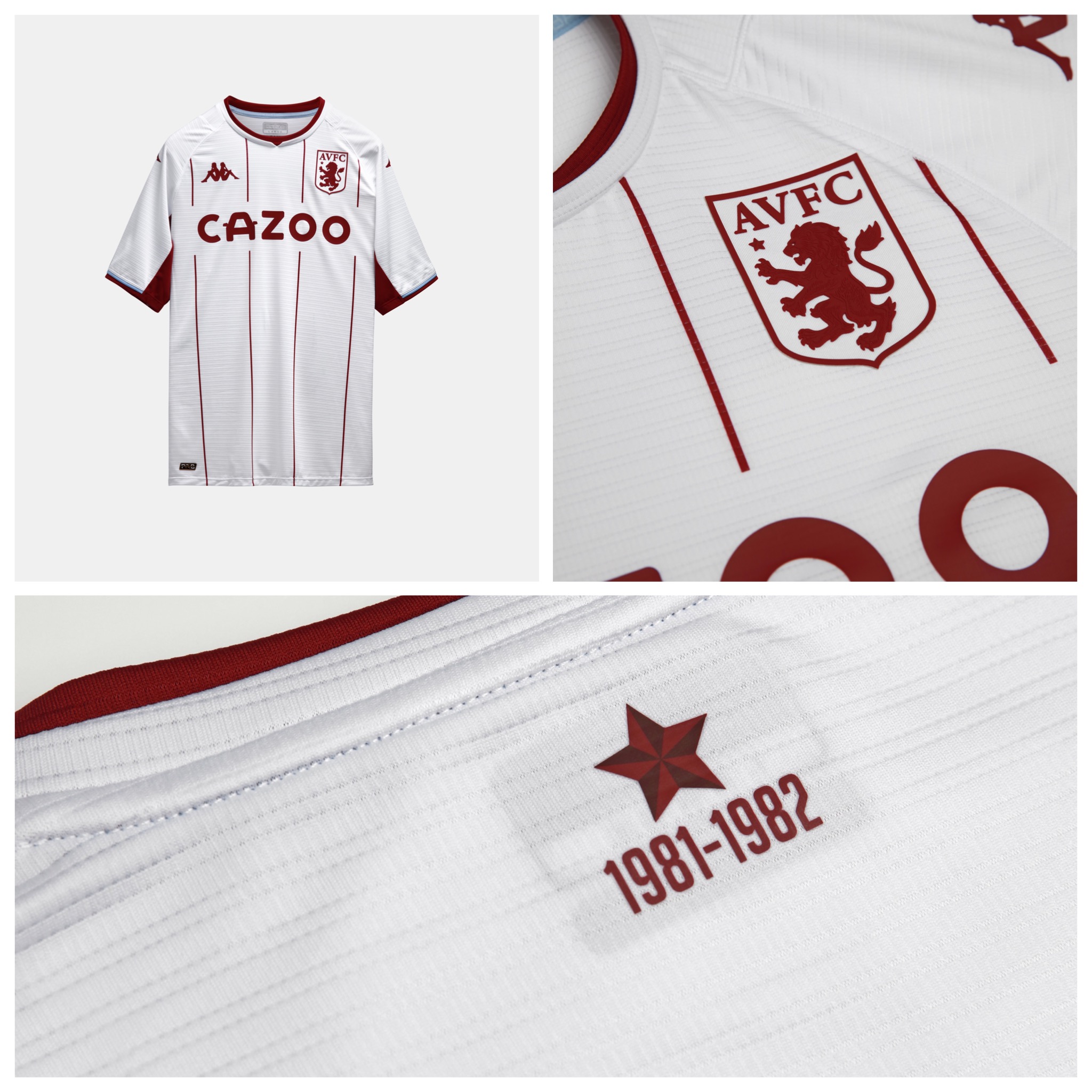 Maillot Aston Villa 2021-2022 exterieur Kappa