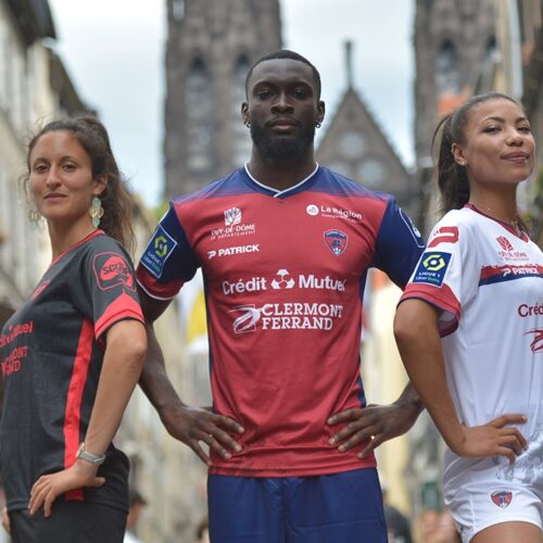 Image de l'article Les maillots de Clermont Foot 2021-2022 présentés par la marque Patrick