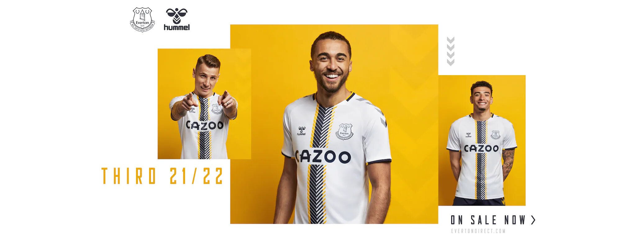 Nouveau survêtement d'entraînement Football Club Everton Hummel avec veste zippée. Taille M-Adulte - France