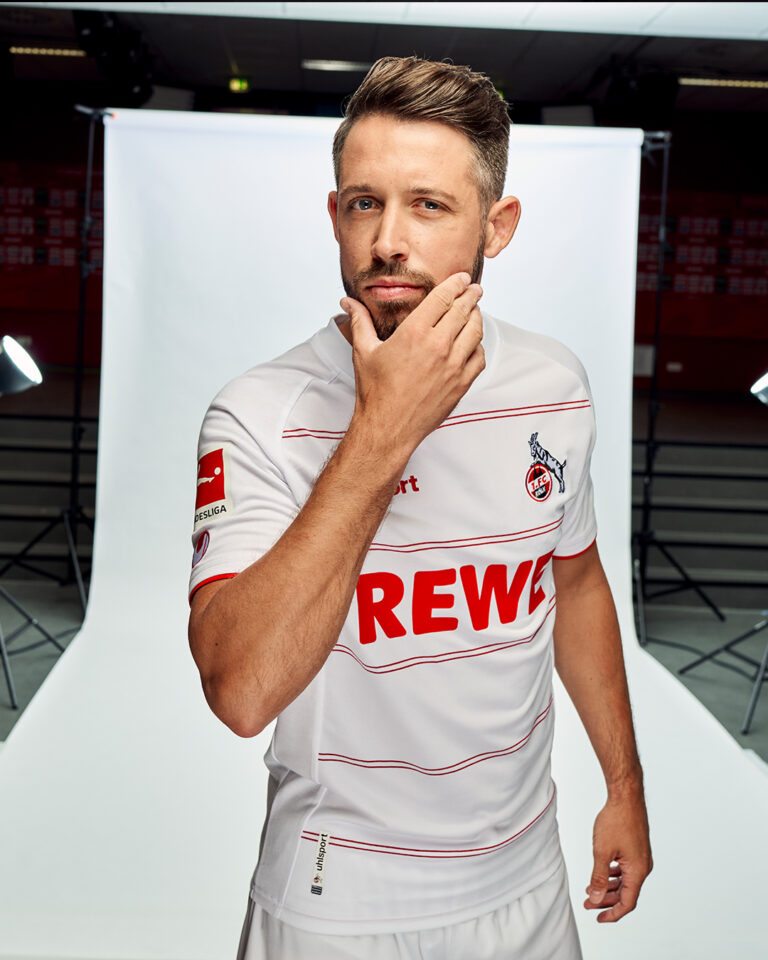 Maillot 1. FC Köln Erima Carnaval 2014/15 – Taille XXL, Rouge/blanc/jaune – Occasion
