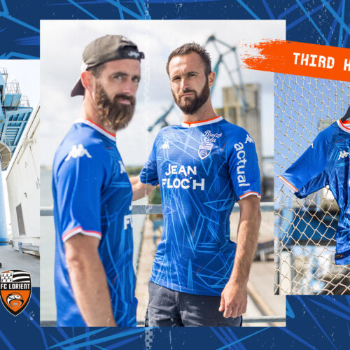 Image de l'article Les maillots de Lorient 2021-2022 révélés par Kappa