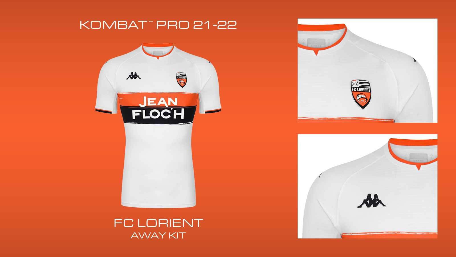 Maillot FC Lorient extérieur 2021-2022