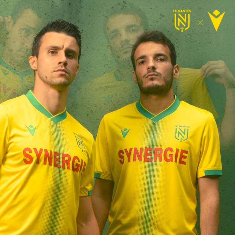 Maillot FC NANTES 2021 MACRON football shirt home jersey