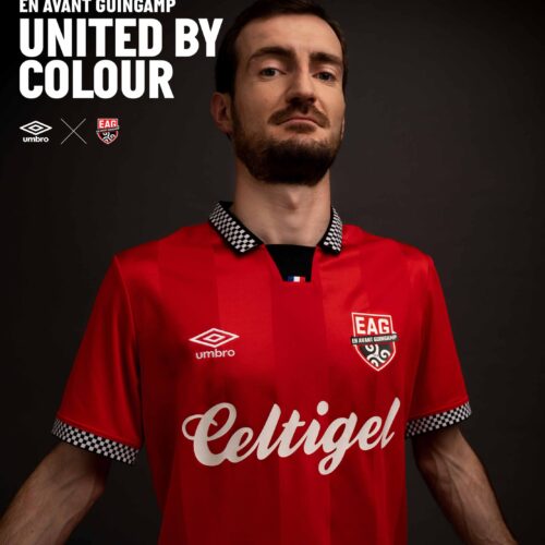 Image de l'article Les maillots de Guingamp 2021-2022 révélés par Umbro