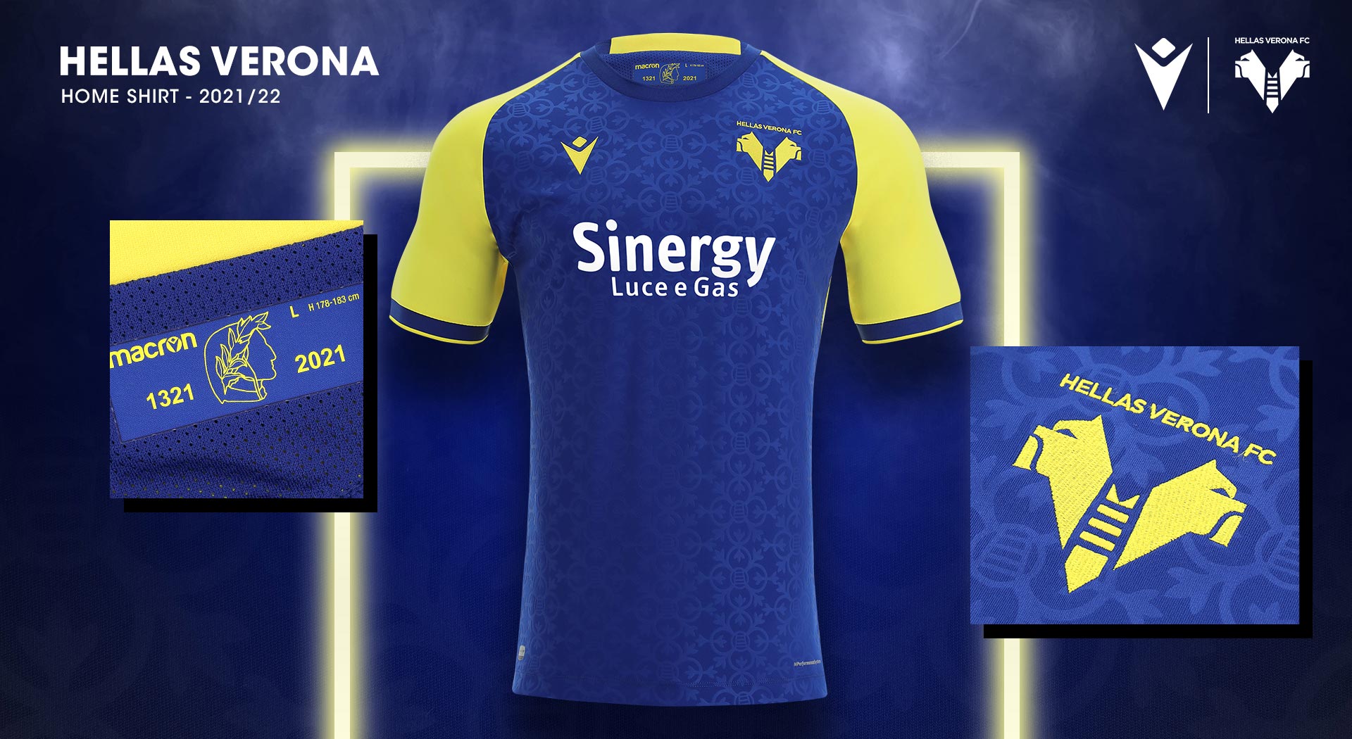 Maillot Hellas Vérone 2021-2022 Macron